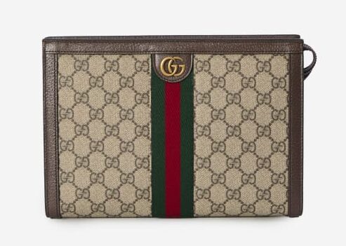 Gucci Ophidia GG Supreme Zippered Pouch