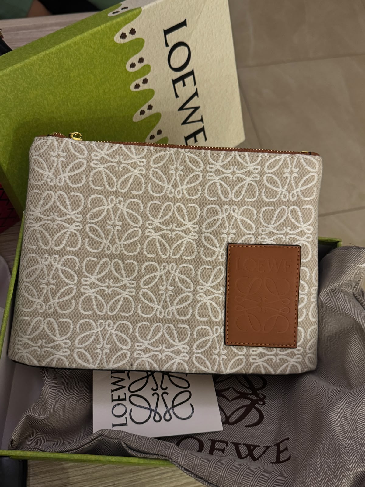 Loewe Repeat Anagram Pouch