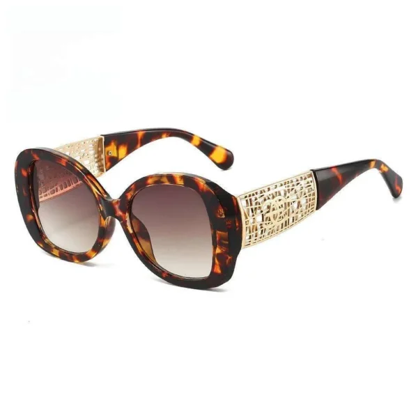 Chanel Interlocking CC Filigree Cage Temple Oversized Butterfly Sunglasses – Mirror Original Quality